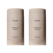 PHLUR VANILLA SKIN NATURAL DEODORANT 2-PACK, ALUMINUM-FREE, LONG-LASTING SCENT FOR MEN WOMEN