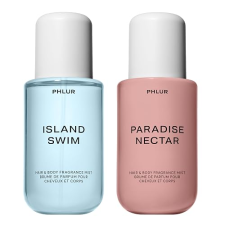 PHLUR ISLAND PARADISE BODY MIST DUO 8OZ EACH INCLUDES ISLAND SWIM PARADISE NECTAR MISTS
