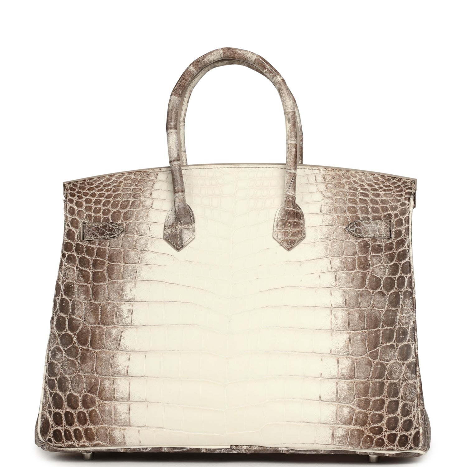 HERMèS BIRKIN 35 HIMALAYA NILOTICUS CROCODILE PALLADIUM HARDWARE