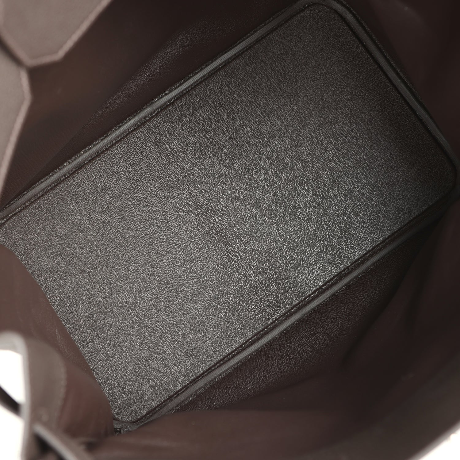 HERMèS HAC BIRKIN 40 BAI BRUN TOGO PALLADIUM HARDWARE