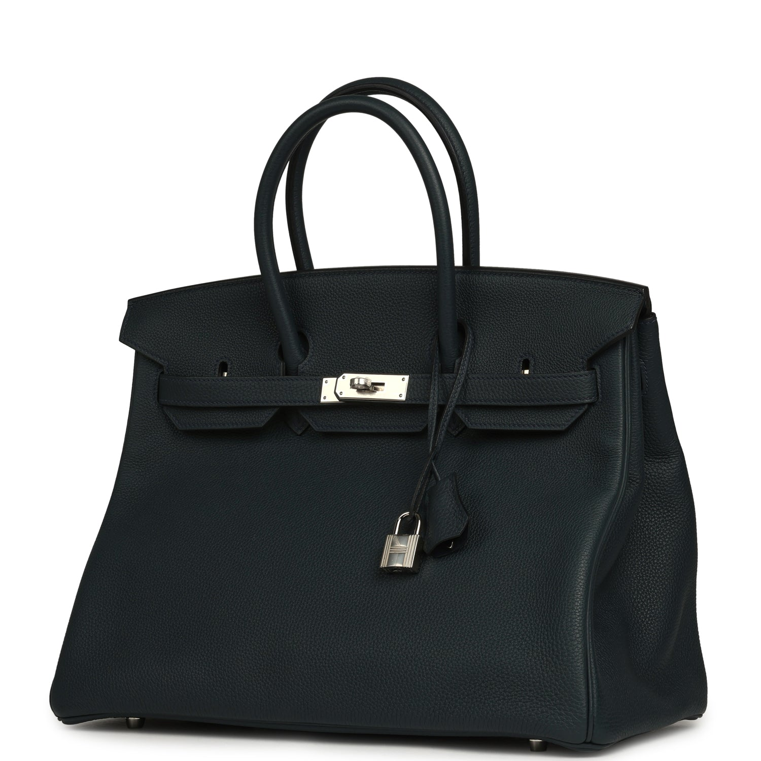HERMèS BIRKIN 35 VERT ROUSSEAU TOGO PALLADIUM HARDWARE
