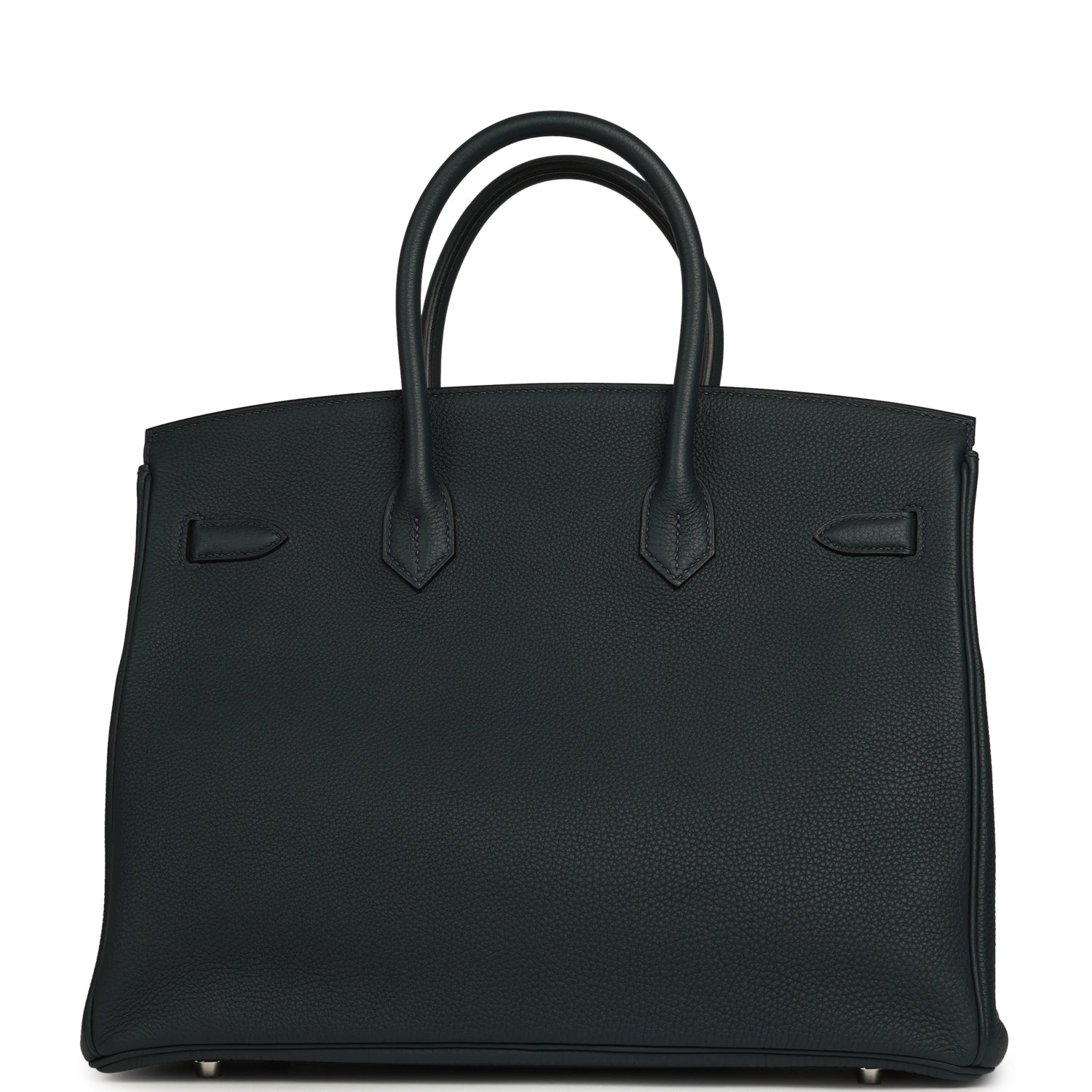 HERMèS BIRKIN 35 VERT ROUSSEAU TOGO PALLADIUM HARDWARE