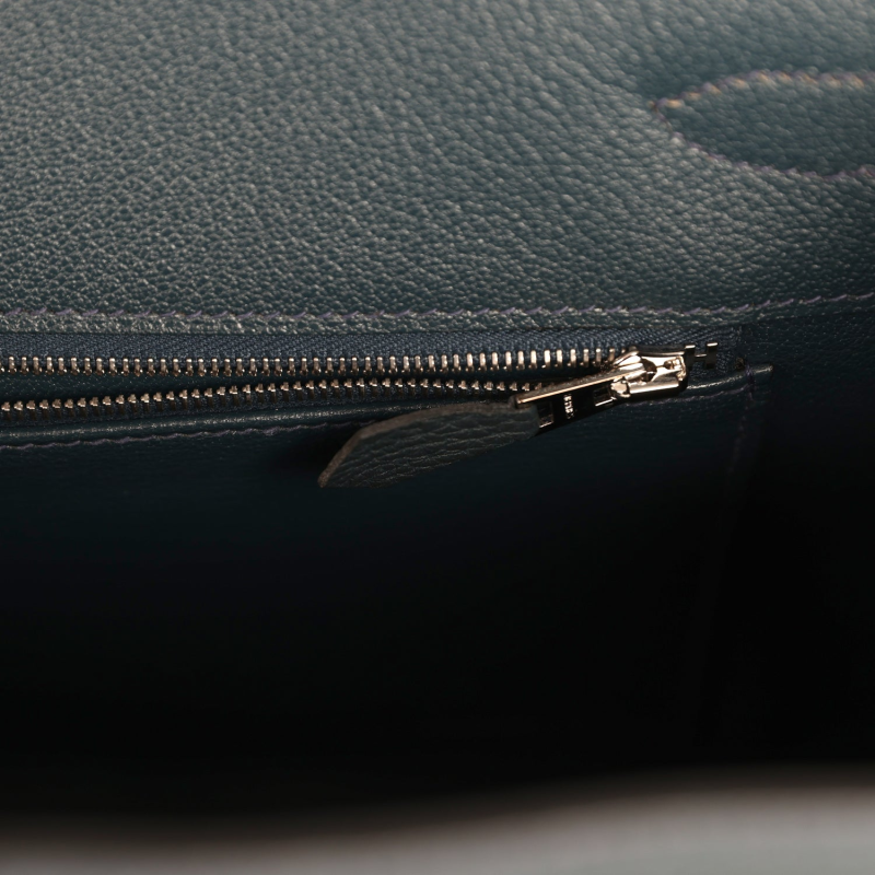HERMèS BIRKIN 35 VERT ROUSSEAU TOGO PALLADIUM HARDWARE