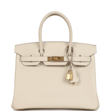 HERMèS BIRKIN 30 CRAIE EPSOM GOLD HARDWARE