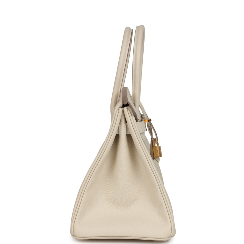 HERMèS BIRKIN 30 CRAIE EPSOM GOLD HARDWARE