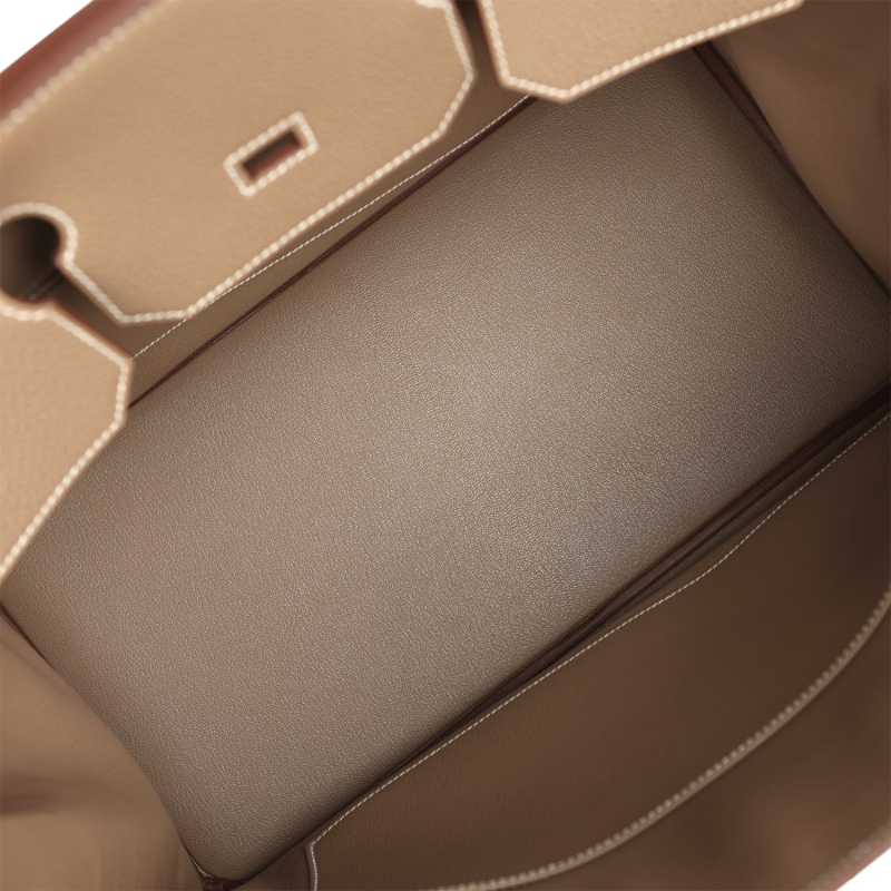 HERMèS BIRKIN 40 ETOUPE TOGO PALLADIUM HARDWARE