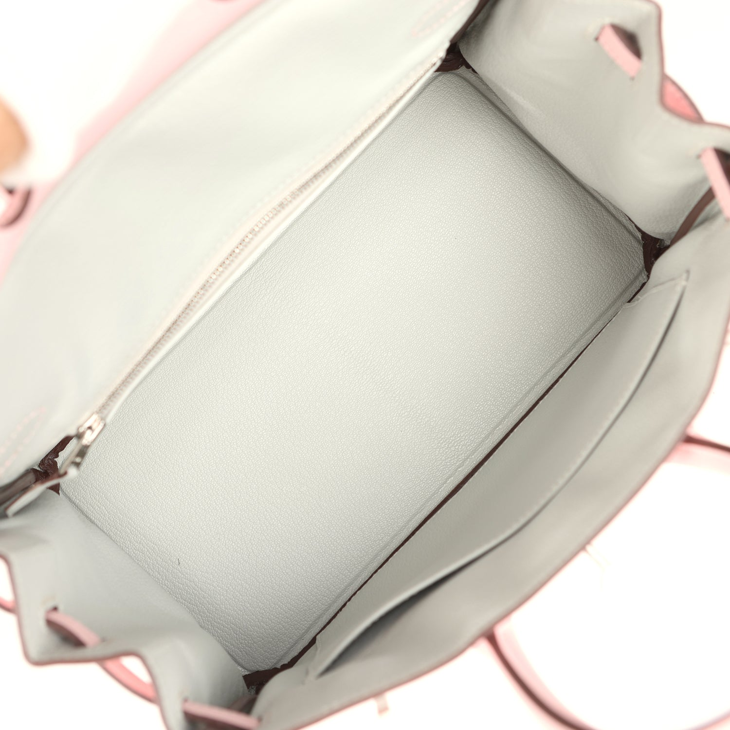 HERMèS SPECIAL ORDER (HSS) BIRKIN 25 ROSE SAKURA VERSO SWIFT BRUSHED PALLADIUM HARDWARE