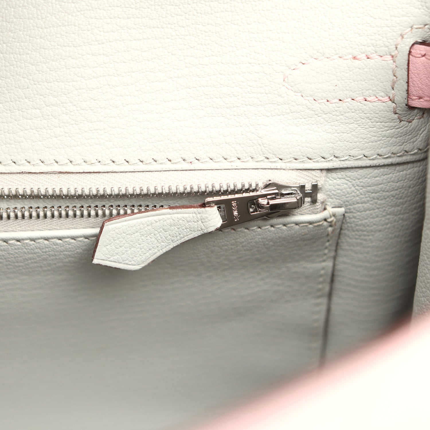 HERMèS SPECIAL ORDER (HSS) BIRKIN 25 ROSE SAKURA VERSO SWIFT BRUSHED PALLADIUM HARDWARE