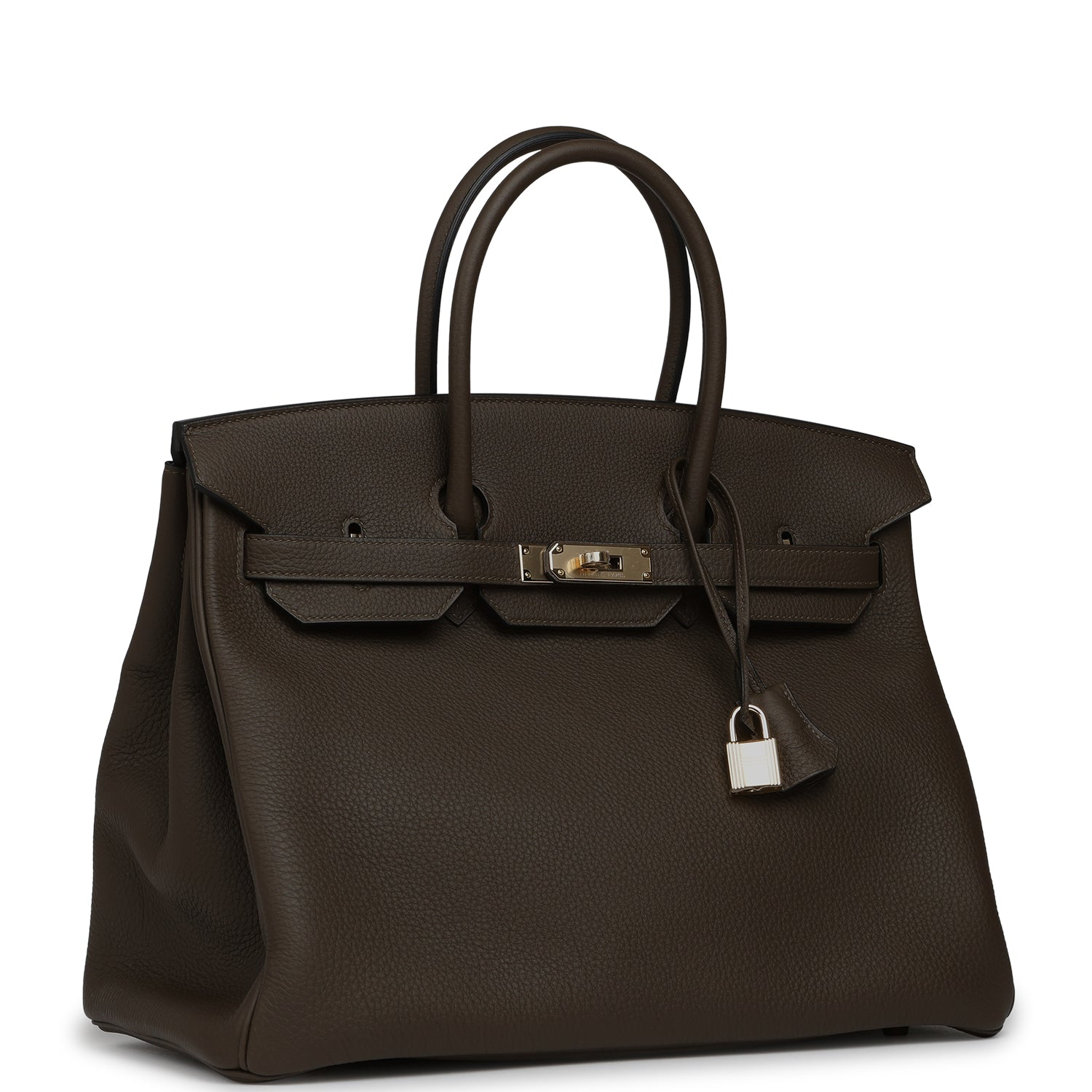 HERMèS BIRKIN 35 VERT LODEN TOGO PERMABRASS HARDWARE