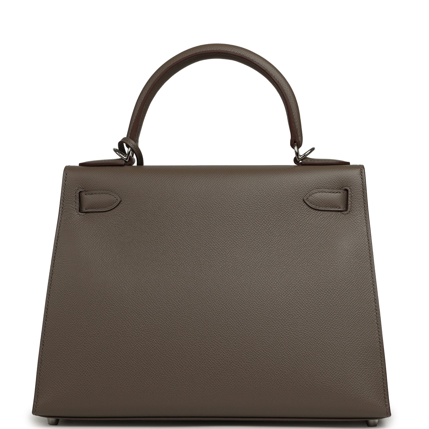 HERMèS KELLY SELLIER 28 ETAIN EPSOM PALLADIUM HARDWARE