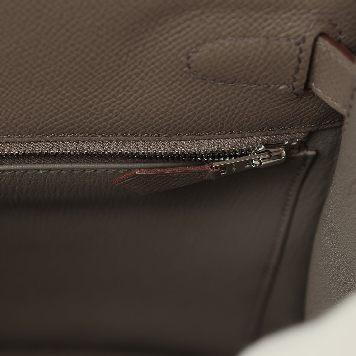 HERMèS KELLY SELLIER 28 ETAIN EPSOM PALLADIUM HARDWARE