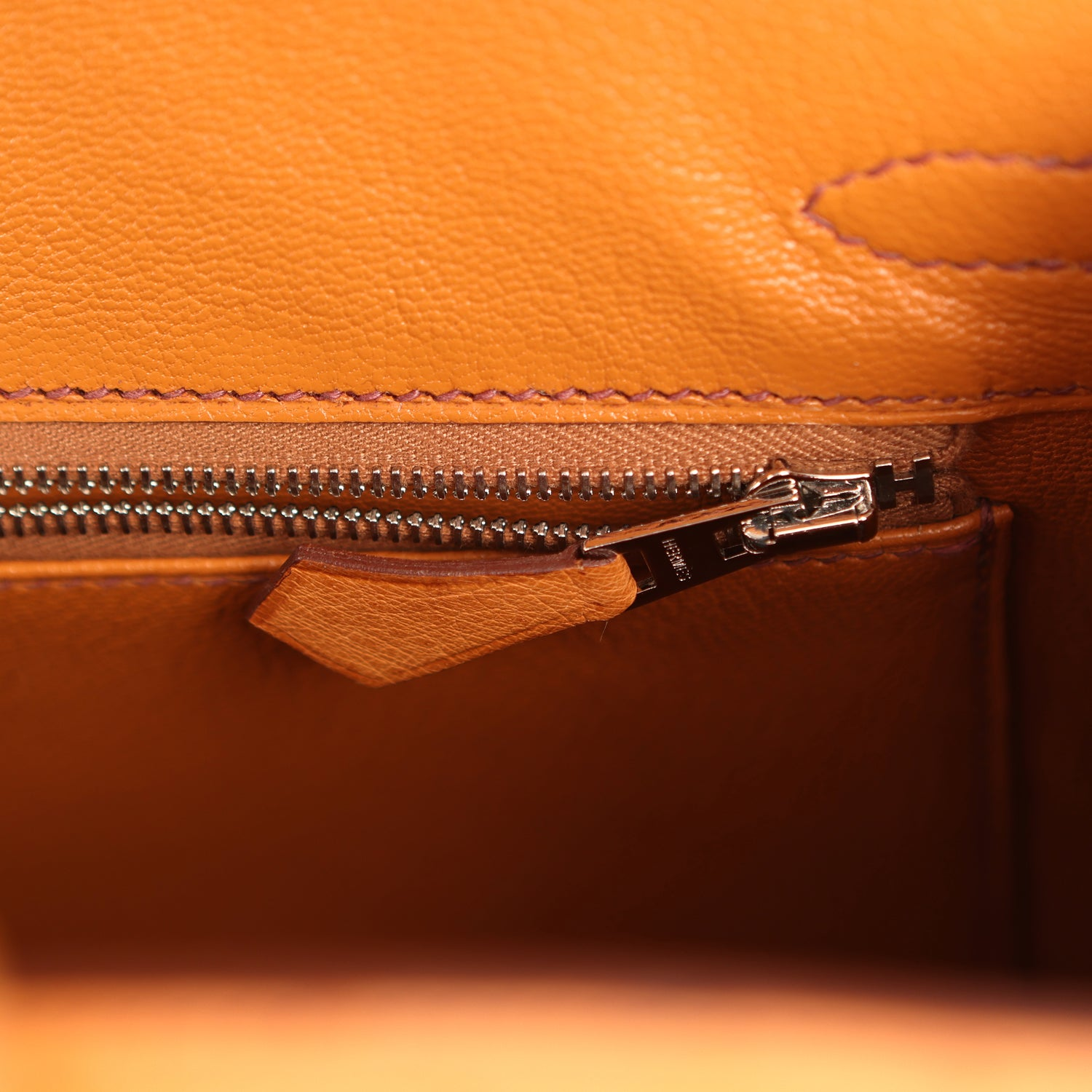 HERMèS BIRKIN SELLIER 25 GOLD OSTRICH PALLADIUM HARDWARE