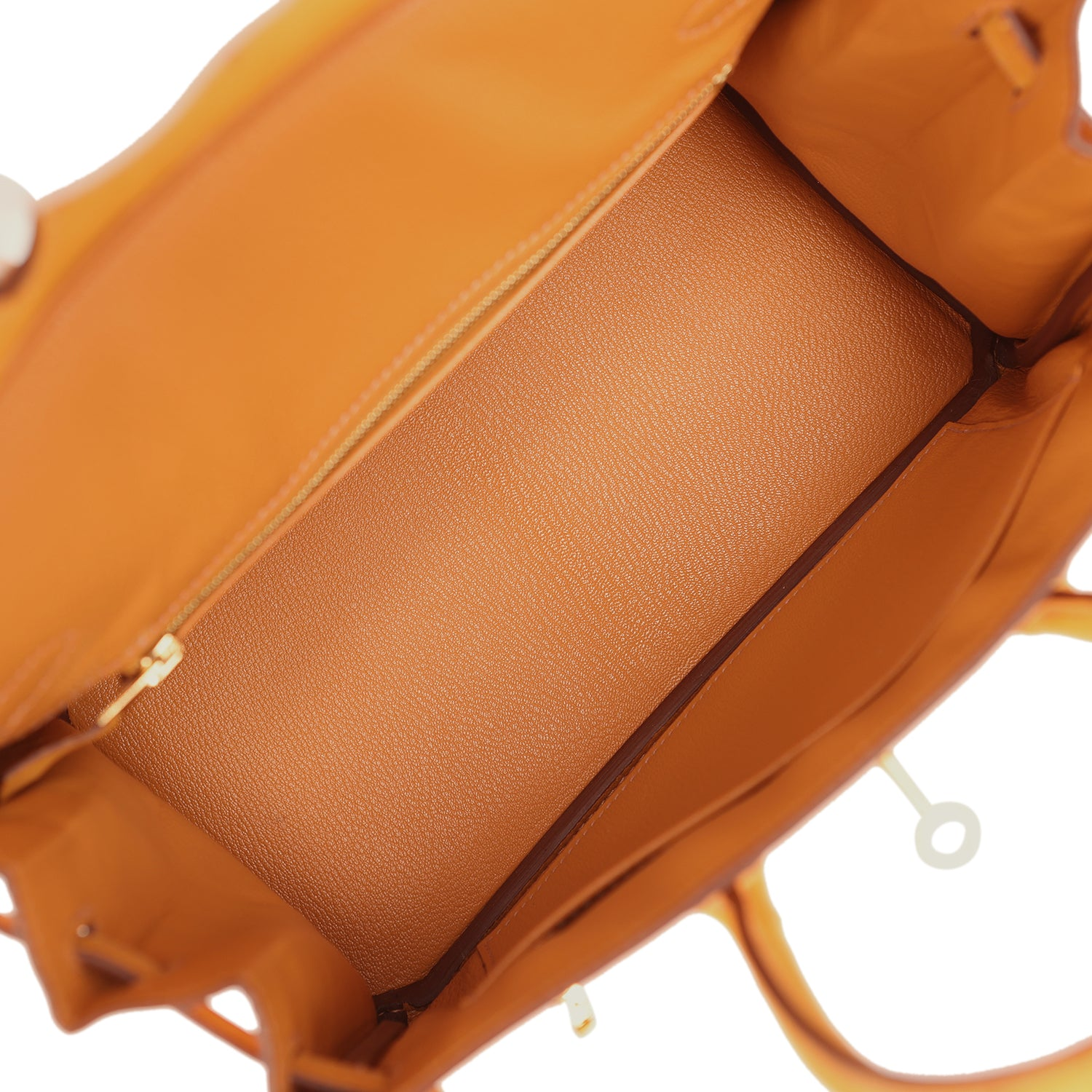 HERMèS BIRKIN 25 SAFRAN OSTRICH GOLD HARDWARE
