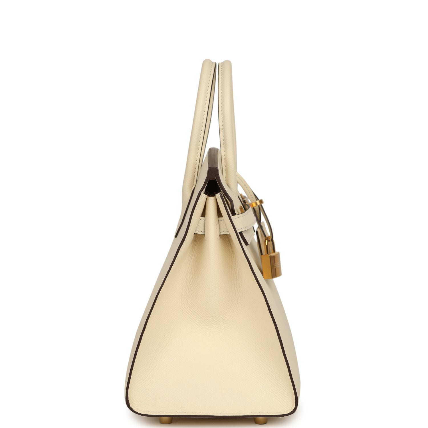 HERMèS BIRKIN SELLIER 25 NATA EPSOM GOLD HARDWARE