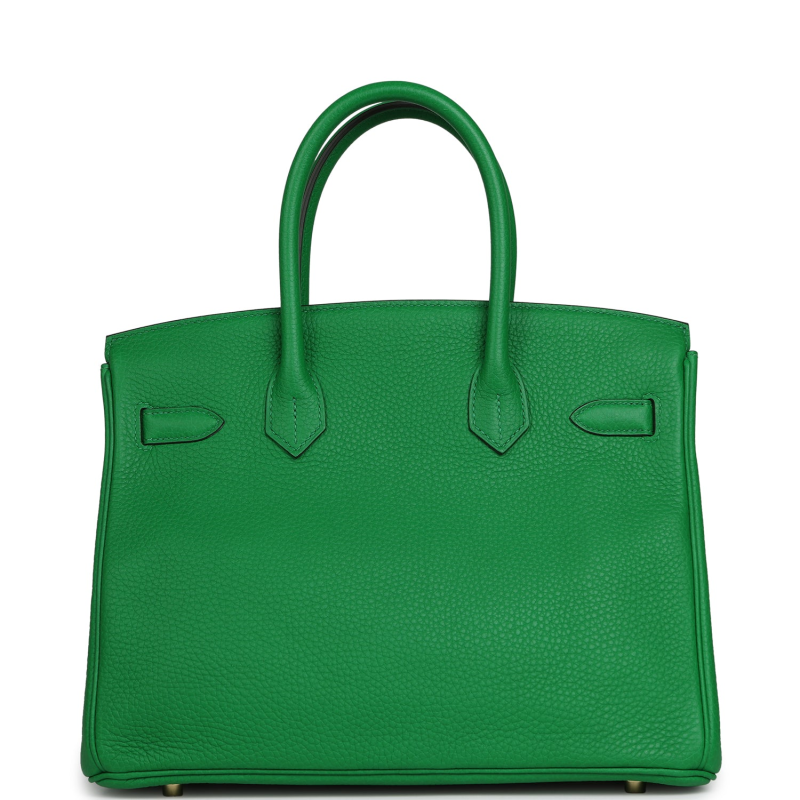 HERMèS BIRKIN 30 BAMBOU CLEMENCE GOLD HARDWARE