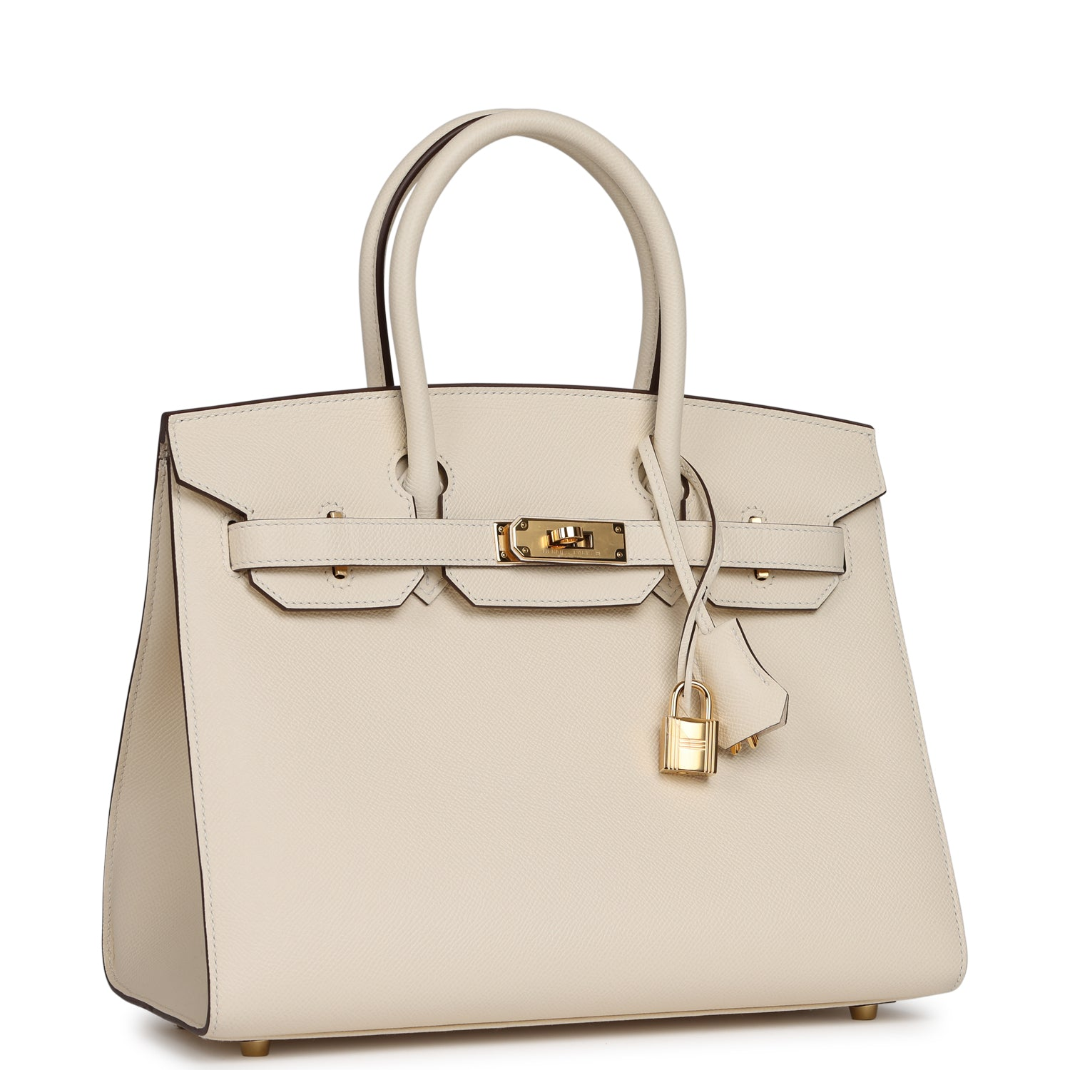 HERMèS BIRKIN SELLIER 30 NATA EPSOM GOLD HARDWARE