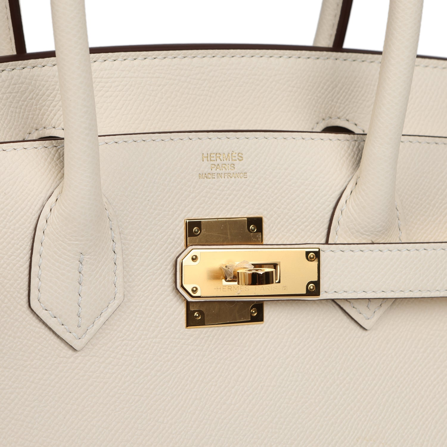 HERMèS BIRKIN SELLIER 30 NATA EPSOM GOLD HARDWARE