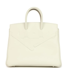 HERMèS BIRKIN SHADOW 25 MUSHROOM SWIFT PALLADIUM HARDWARE
