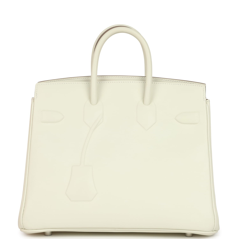 HERMèS BIRKIN SHADOW 25 MUSHROOM SWIFT PALLADIUM HARDWARE