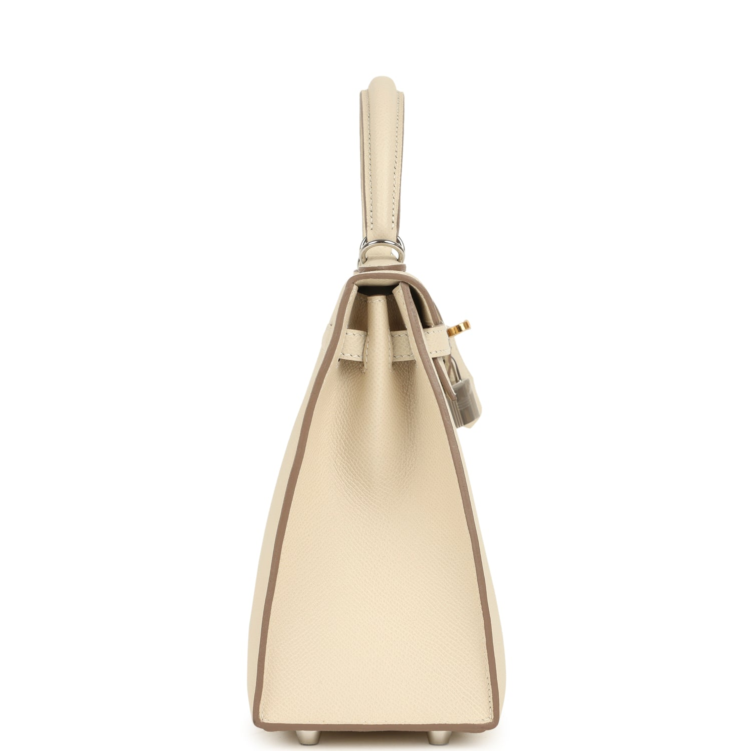 HERMèS KELLY SELLIER 25 CRAIE EPSOM ELECTRUM HARDWARE