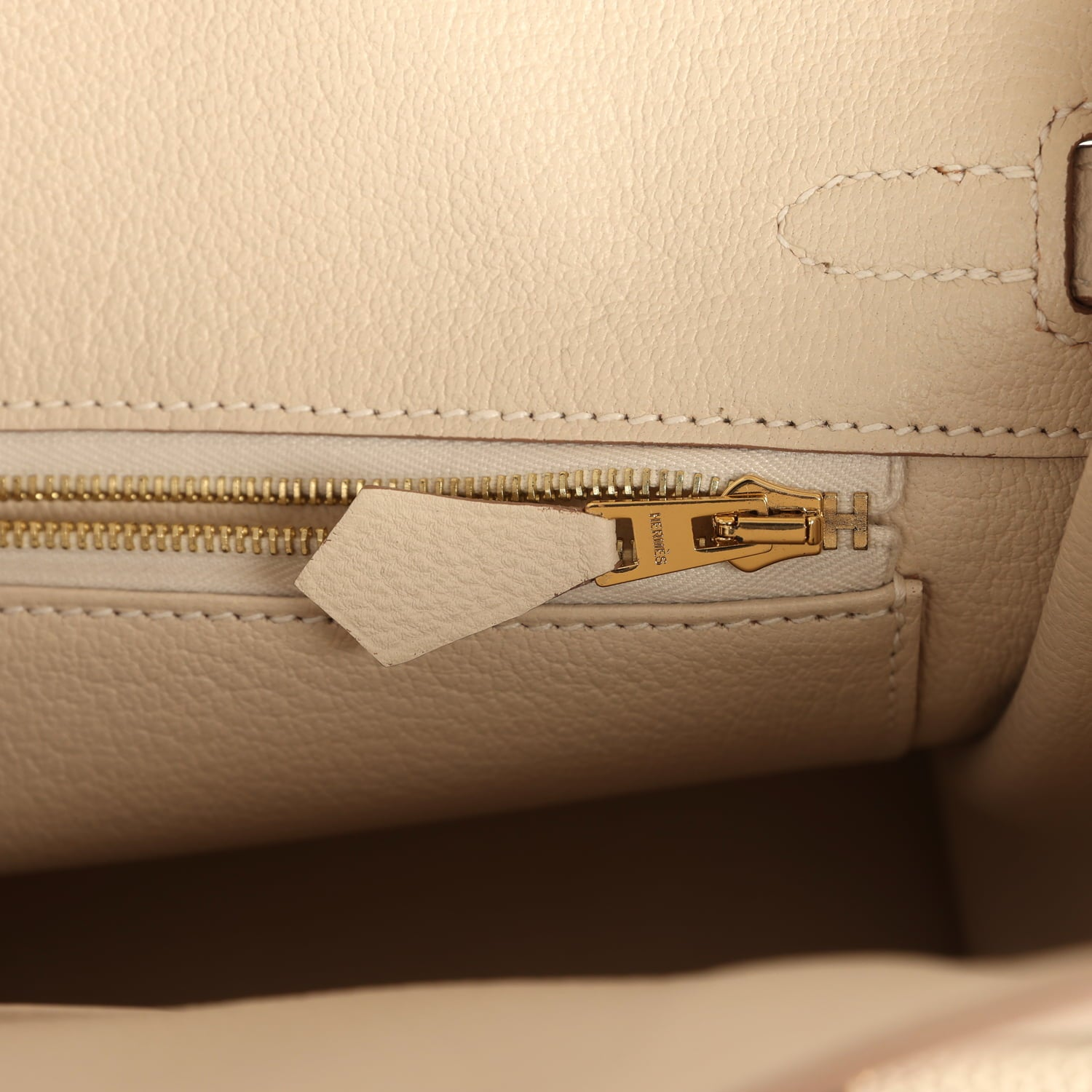 HERMèS BIRKIN 25 CRAIE TOGO GOLD HARDWARE