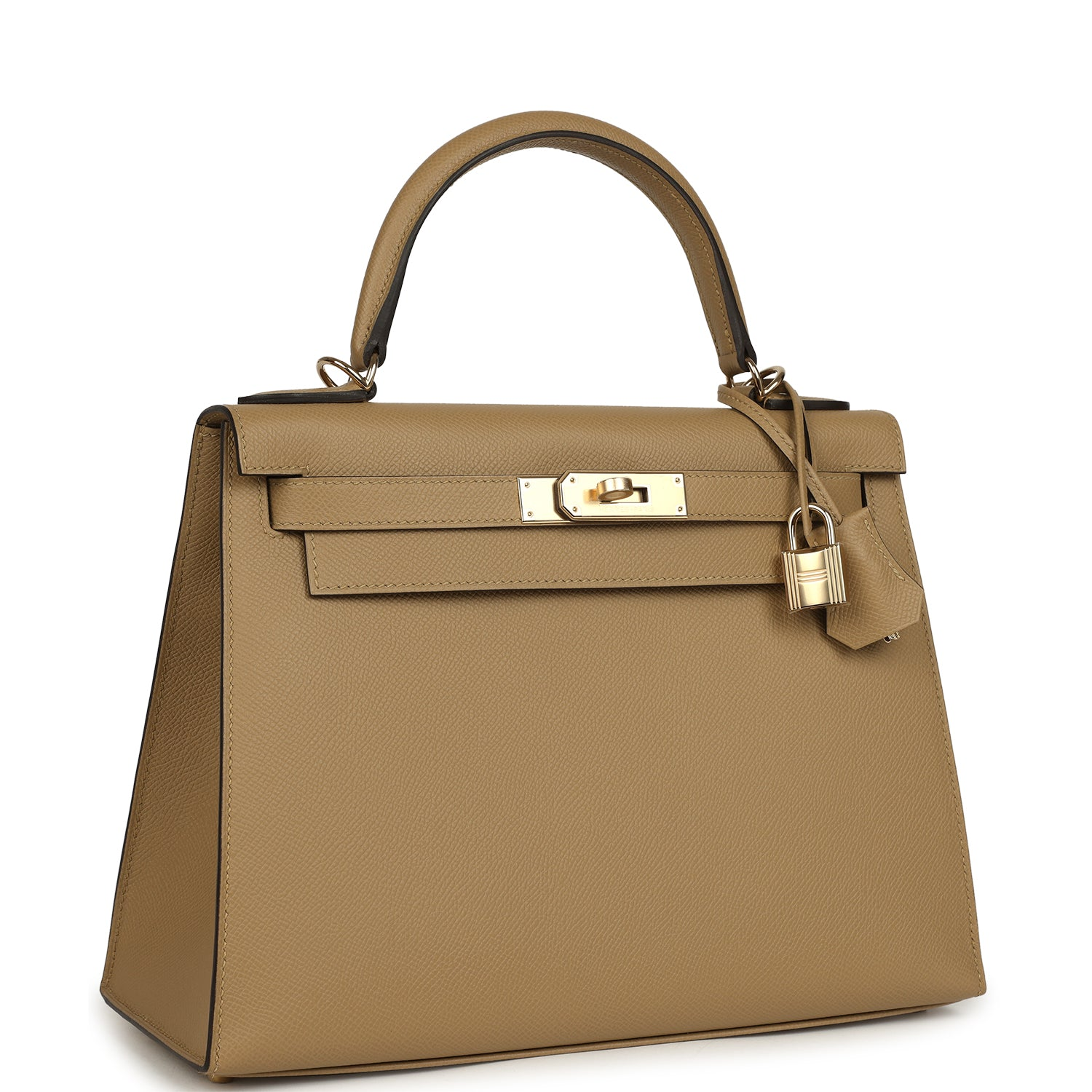 HERMèS KELLY SELLIER 28 POUSSIERE EPSOM PERMABRASS HARDWARE
