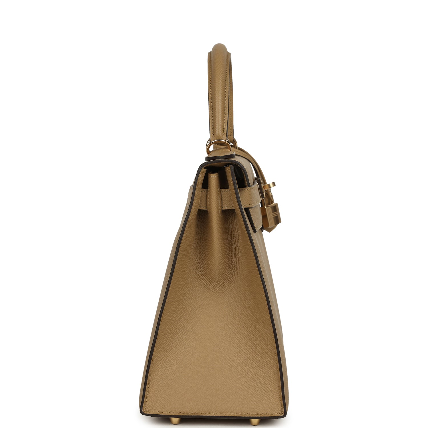 HERMèS KELLY SELLIER 28 POUSSIERE EPSOM PERMABRASS HARDWARE
