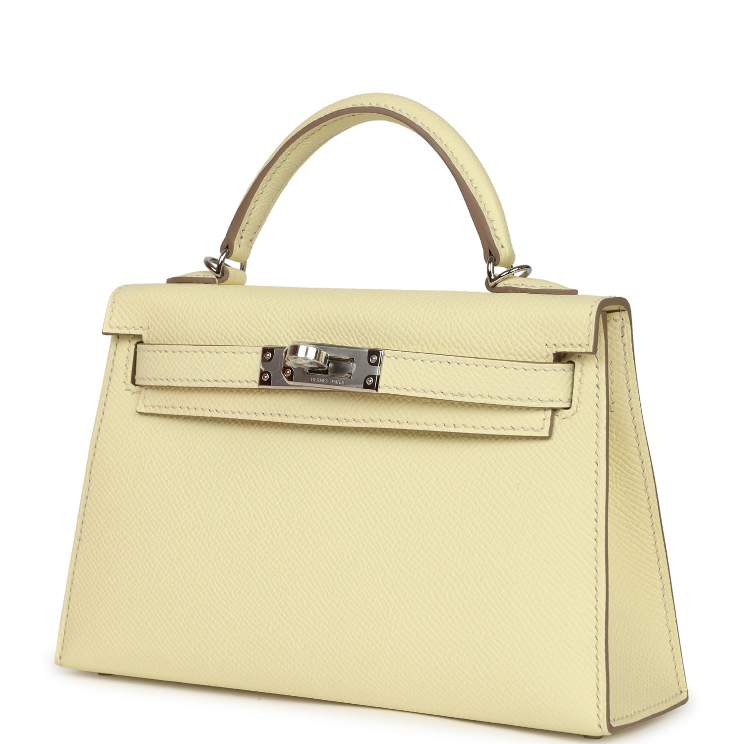 HERMèS KELLY SELLIER 20 JAUNE MILTON EPSOM PALLADIUM HARDWARE