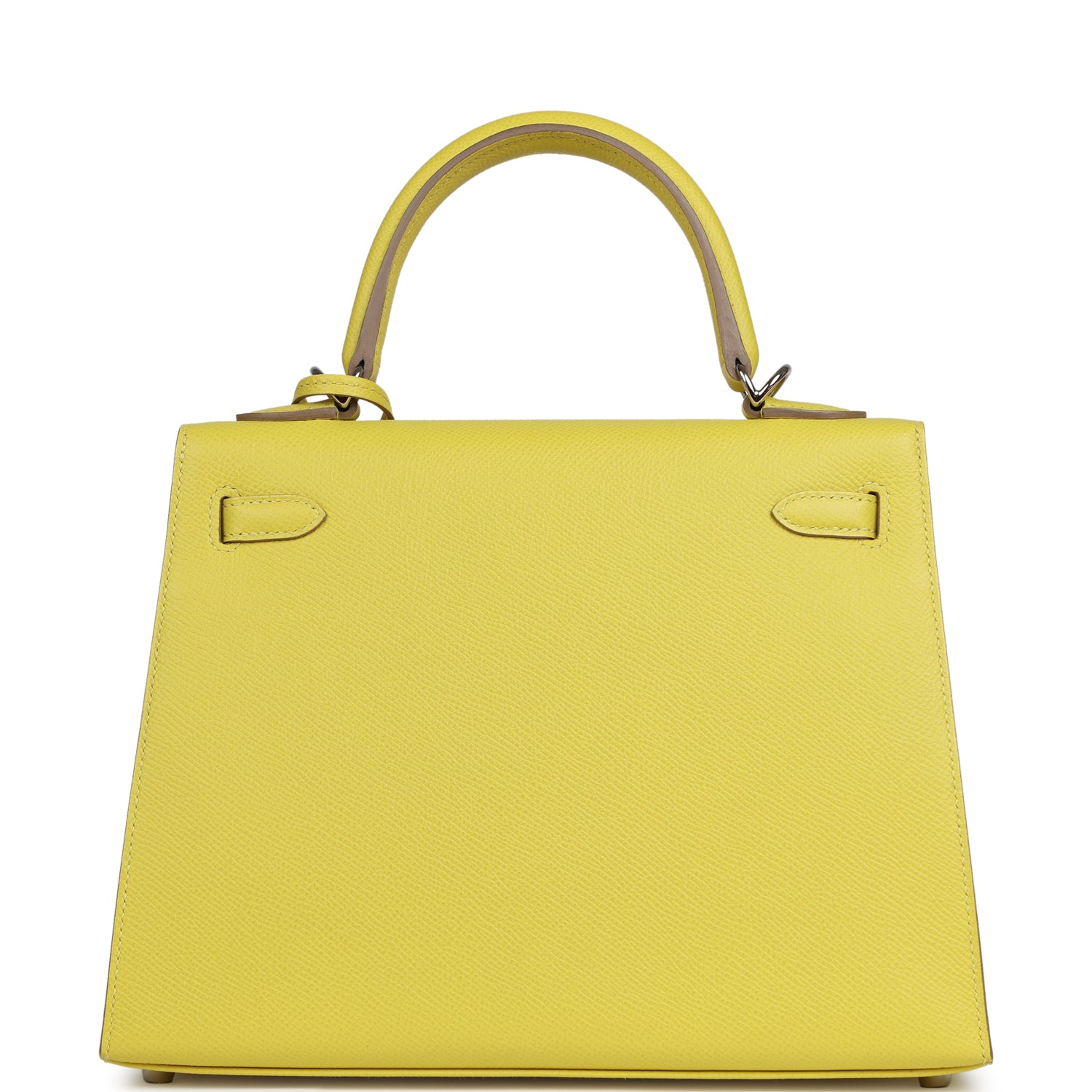 HERMèS KELLY SELLIER 25 LIME EPSOM PALLADIUM HARDWARE
