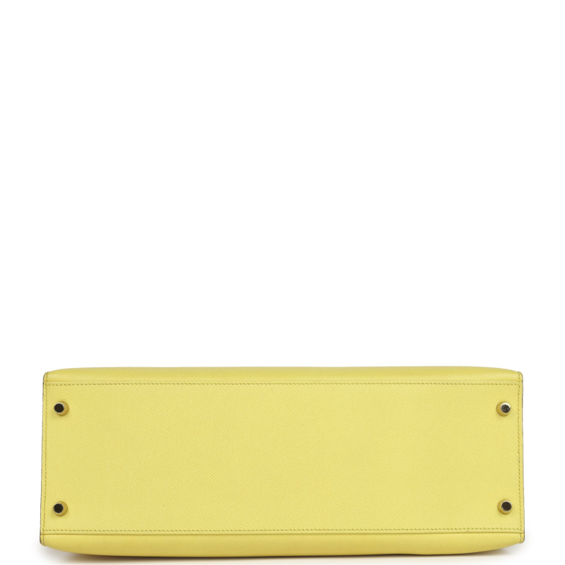 HERMèS KELLY SELLIER 35 SOUFRE EPSOM GOLD HARDWARE