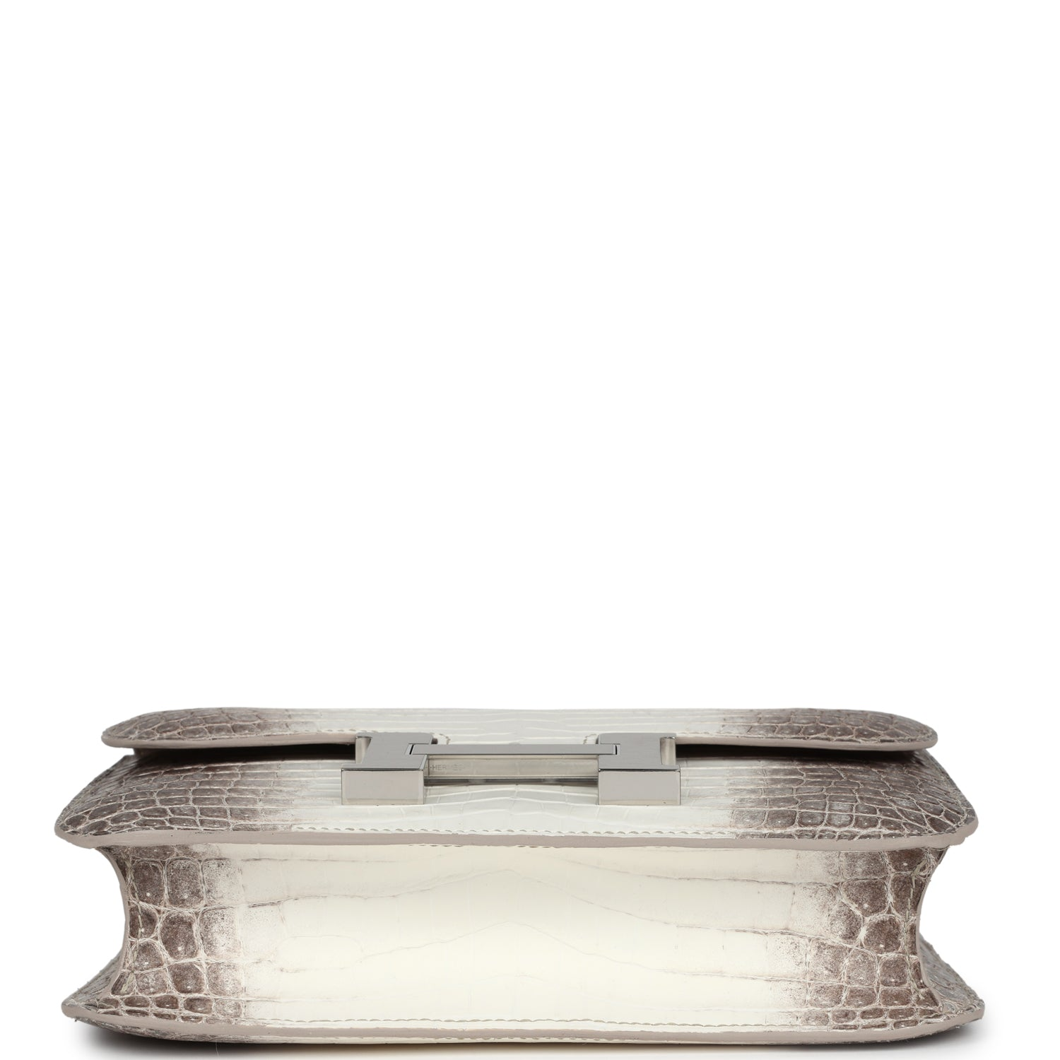 HERMèS CONSTANCE 1-24 HIMALAYA MATTE NILOTICUS CROCODILE PALLADIUM HARDWARE
