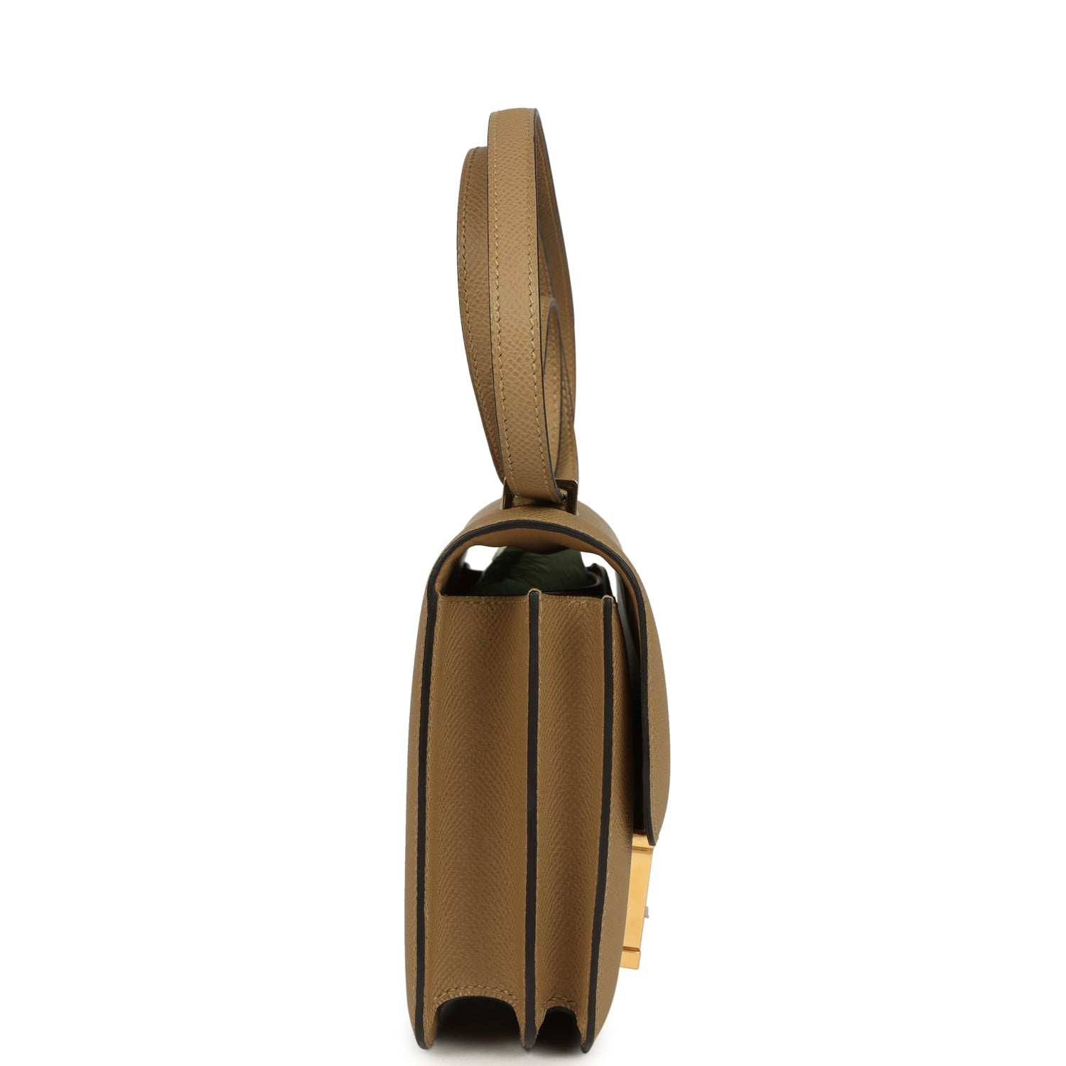 HERMèS CONSTANCE 18 POUSSIERE EPSOM GOLD HARDWARE