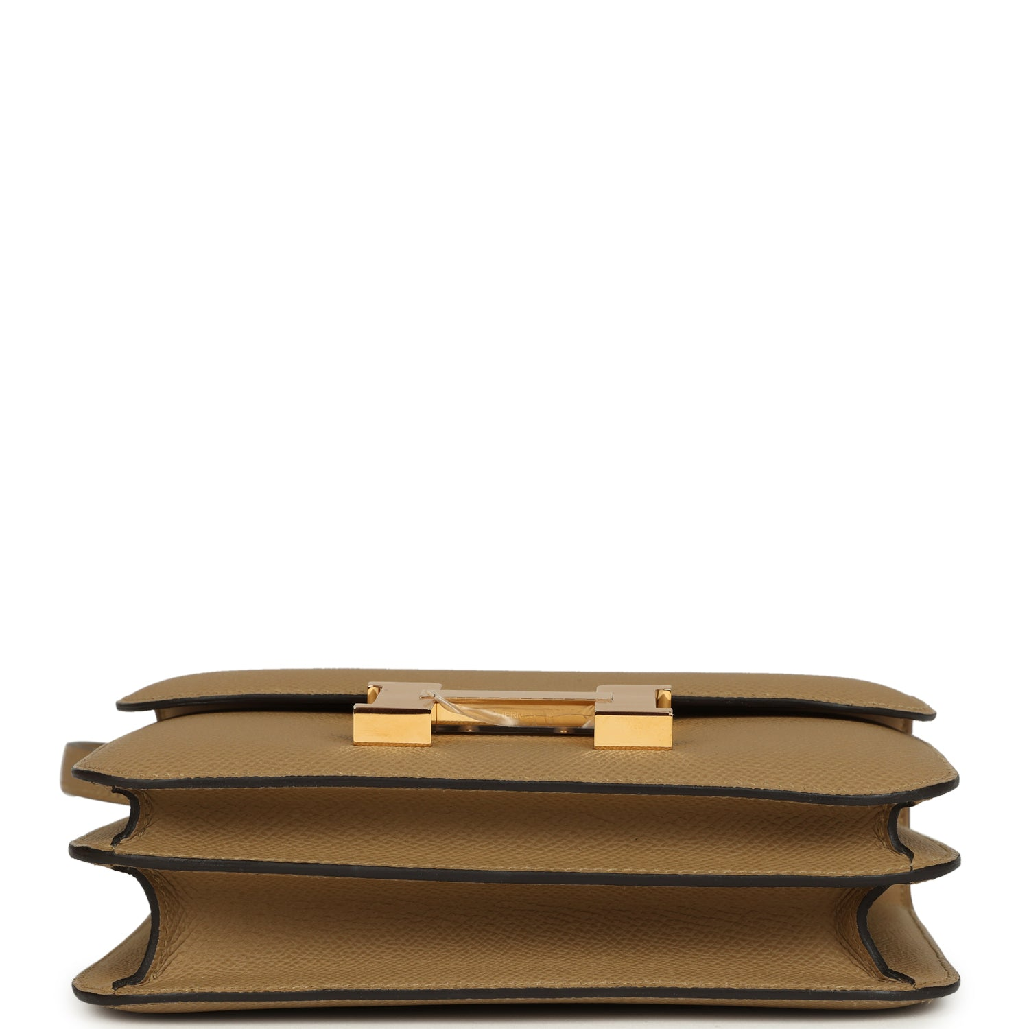 HERMèS CONSTANCE 18 POUSSIERE EPSOM GOLD HARDWARE