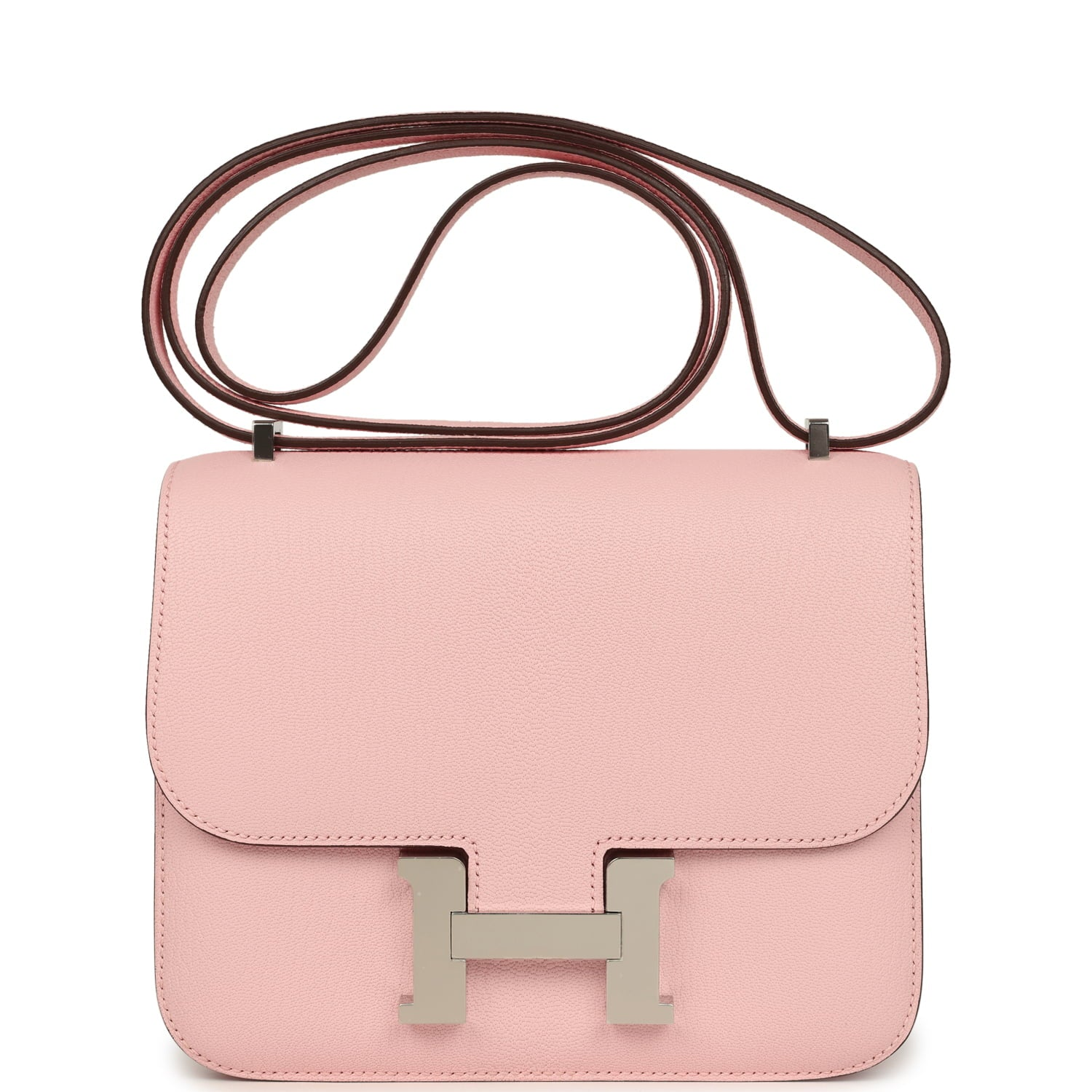 HERMèS CONSTANCE 18 ROSE SAKURA CHEVRE MYSORE PALLADIUM HARDWARE