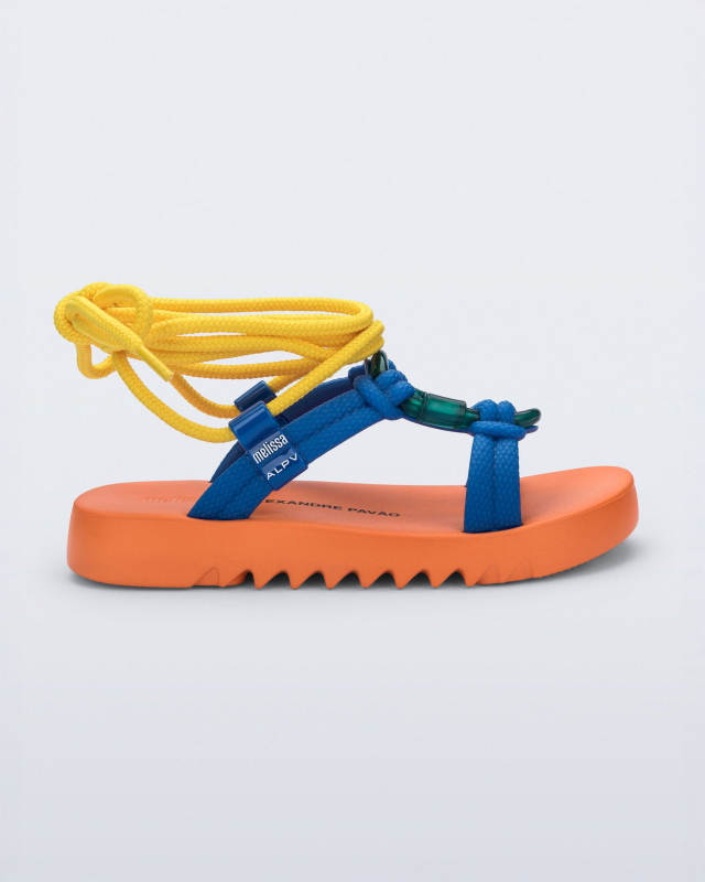 MELISSA + ALEXANDRE PAVAO KIRK  ORANGE/BLUE/YELLOW