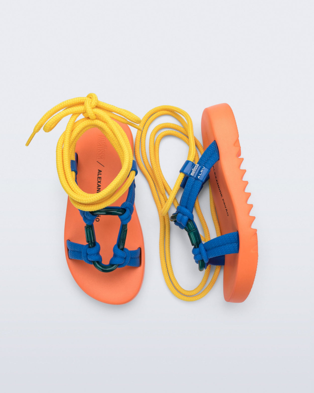 MELISSA + ALEXANDRE PAVAO KIRK  ORANGE/BLUE/YELLOW