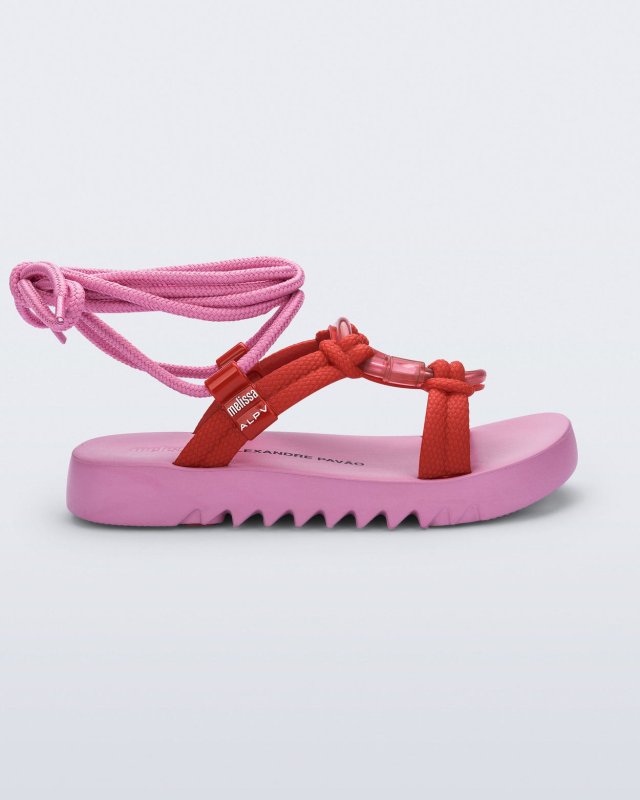 MELISSA + ALEXANDRE PAVAO KIRK  PINK/RED