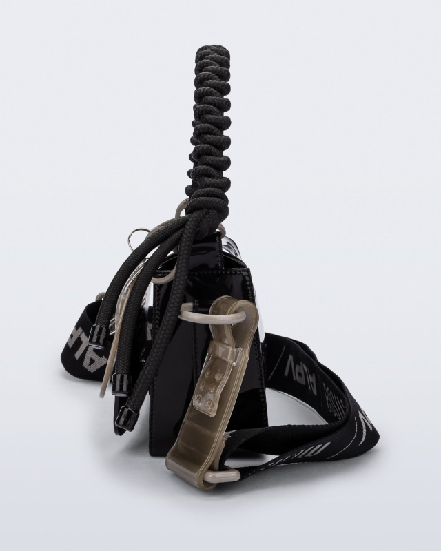 MELISSA + ALEXANDRE PAVAO OLGA BAG BLACK