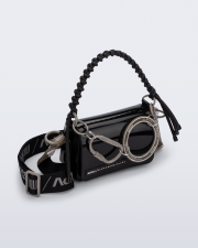 MELISSA + ALEXANDRE PAVAO OLGA BAG BLACK