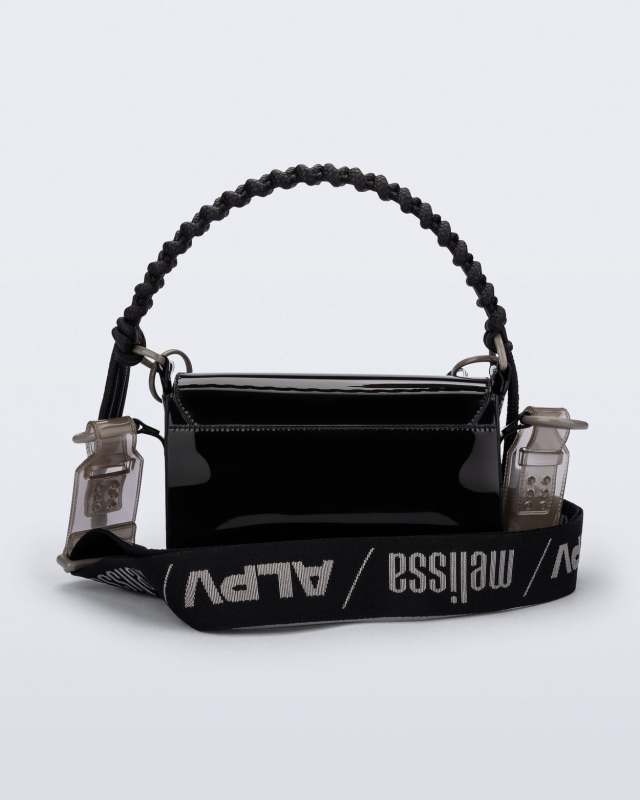 MELISSA + ALEXANDRE PAVAO OLGA BAG BLACK