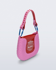 MELISSA + ALEXANDRE PAVAO NINA BAG  PINK/RED