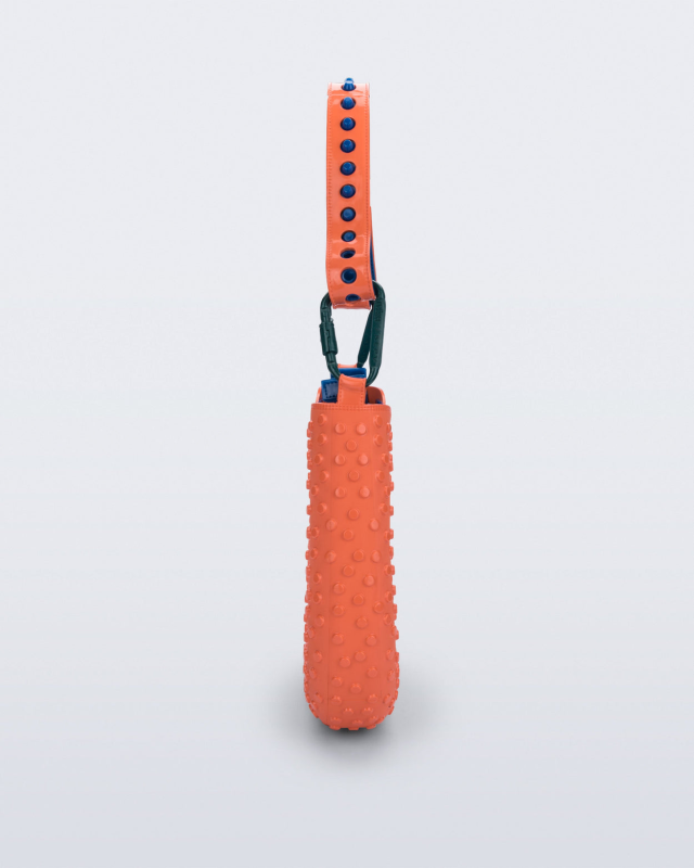 MELISSA + ALEXANDRE PAVAO NINA BAG  ORANGE/BLUE