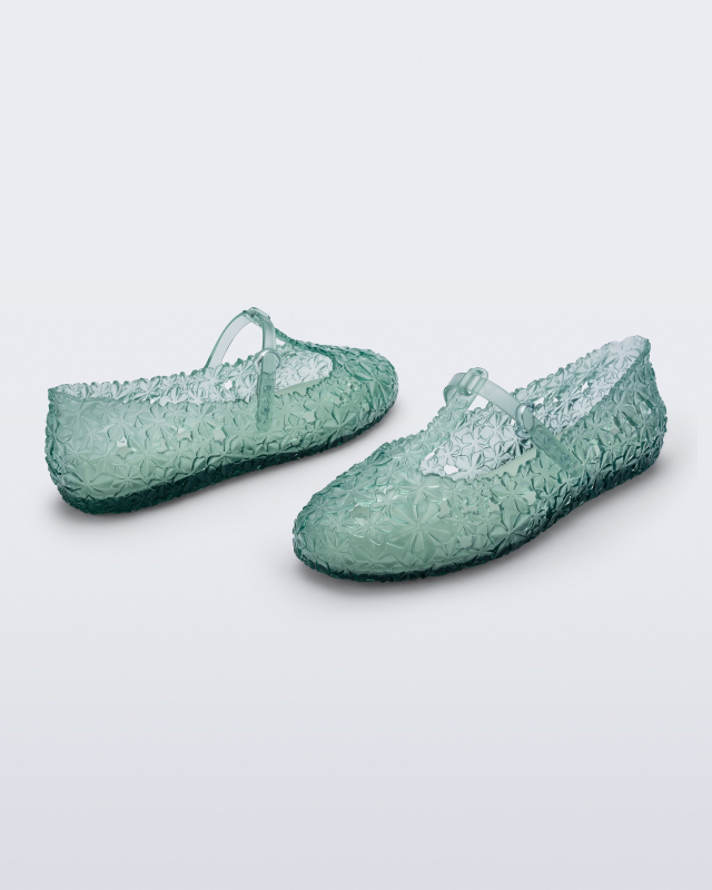 MELISSA + SUSAN FANG DAPHNIS BALLERINA  TRANSPARENT GREEN