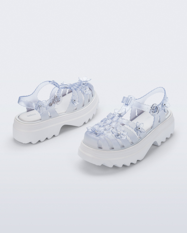 MELISSA + SUSAN FANG POSSESSION PLATFORM SAKURA  WHITE/CLEAR