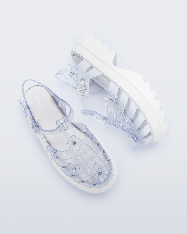 MELISSA + SUSAN FANG POSSESSION PLATFORM SAKURA  WHITE/CLEAR