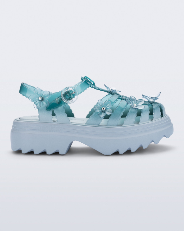 MELISSA + SUSAN FANG POSSESSION PLATFORM SAKURA  TRANSPARENT GREEN