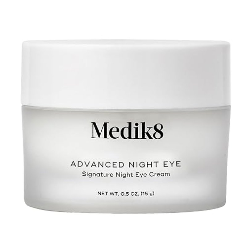 MEDIK8 ADVANCED NIGHT EYE CREAM WITH PEPTIDES CAFFEINE - ANTI-WRINKLE, PUFFINESS DARK CIRCLES - 0.5
