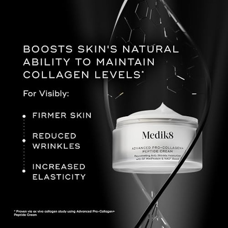 MEDIK8 ADVANCED PRO-COLLAGEN PEPTIDE ANTI-WRINKLE MOISTURIZER 1.6OZ FOR SKIN LONGEVITY