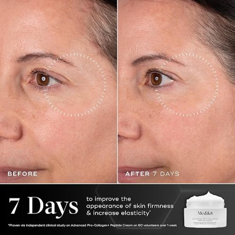 MEDIK8 ADVANCED PRO-COLLAGEN PEPTIDE ANTI-WRINKLE MOISTURIZER 1.6OZ FOR SKIN LONGEVITY