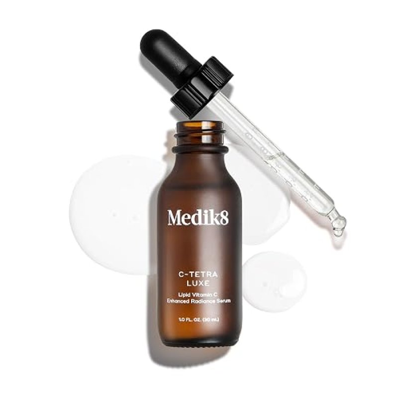 MEDIK8 C-TETRA LUXE VITAMIN C SERUM 14 WITH SQUALANE VEGAN, HYDRATING, ANTI-AGING 1OZ
